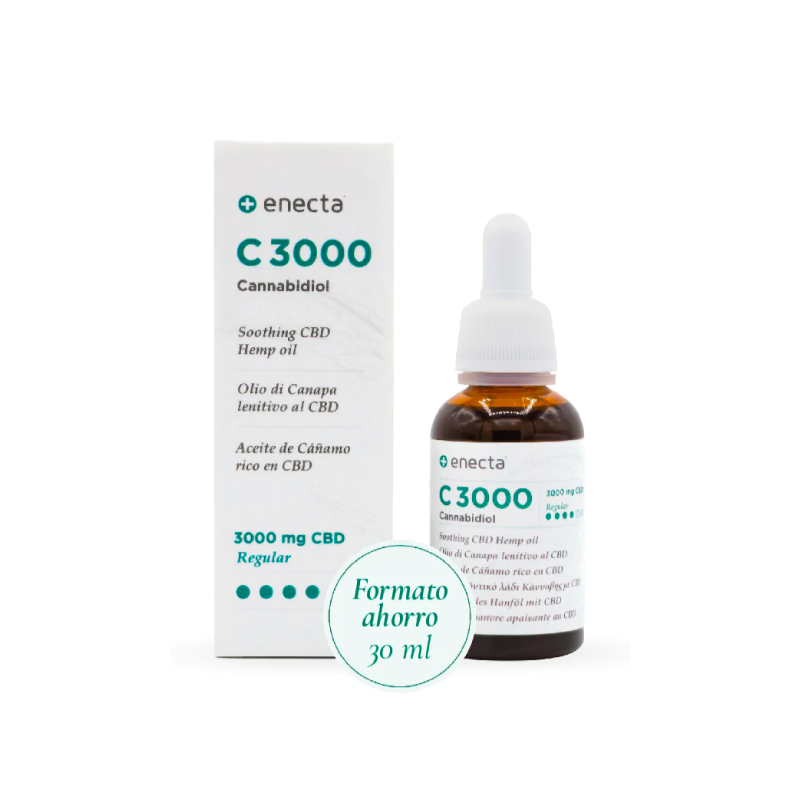 C3000 Aceite CBD medio al 10% (3000 mg – 30 ml) · Formato ahorro