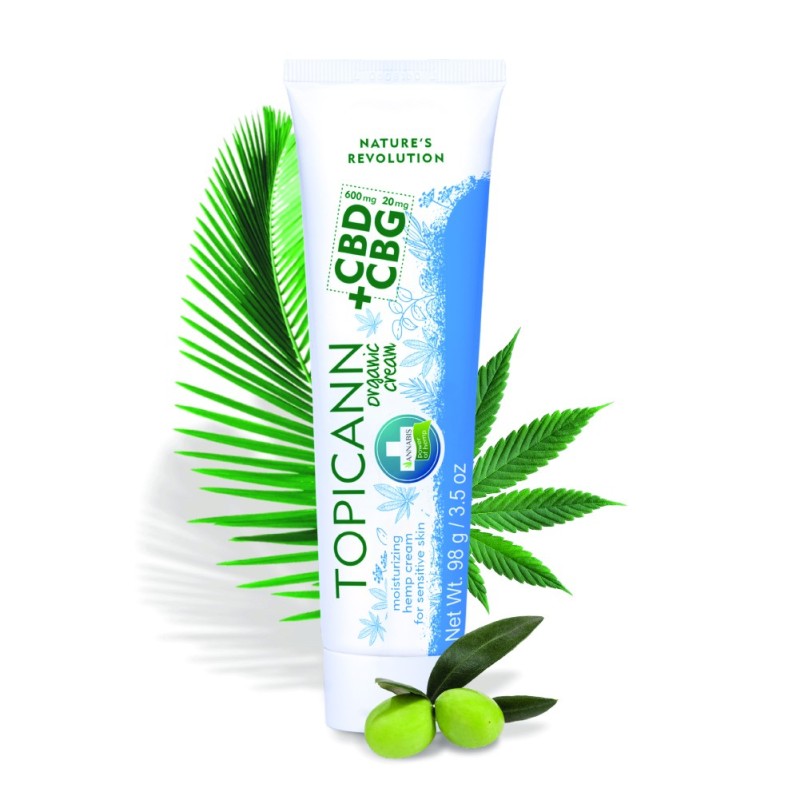 TOPICANN CBD + CBG · Crema orgánica de Cannabis para piel atópica