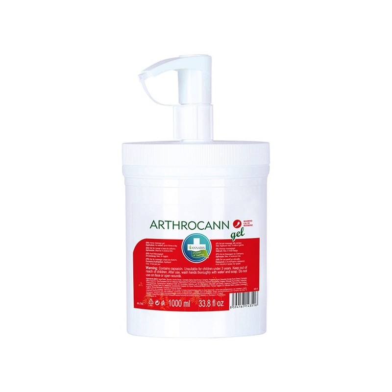 ACTIVECANN GEL EFECTO CALOR 1L CBD + CBG