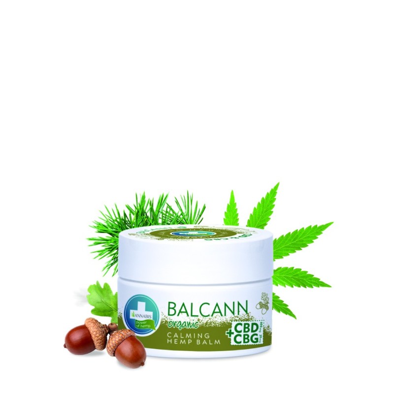 BALCANN CBD & CBG – Bálsamo orgánico para piel seca o irritada