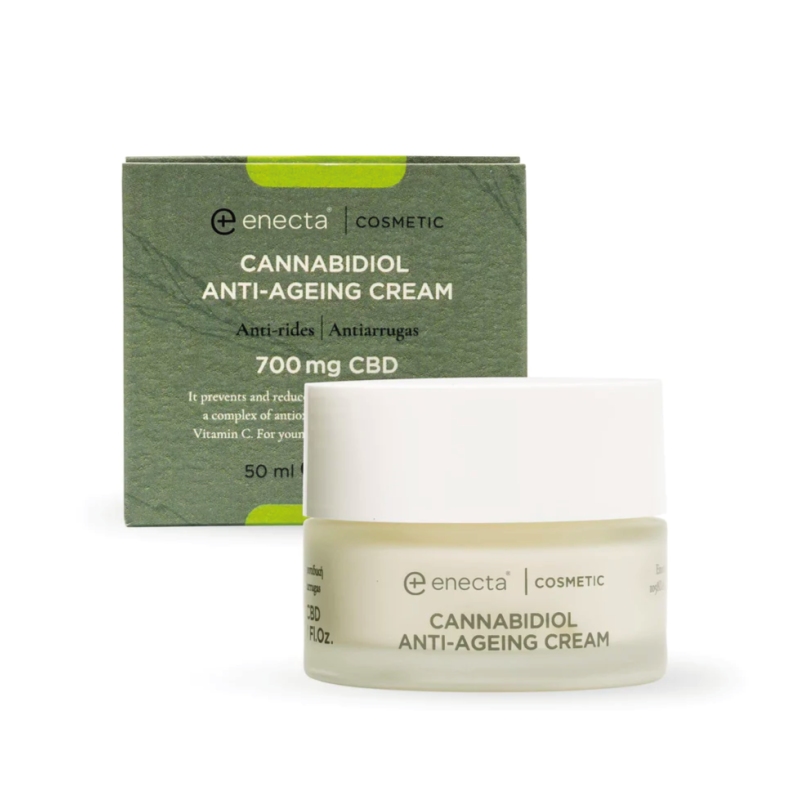 CREMA FACIAL ANTIARRUGAS CON 700mg DE CBD