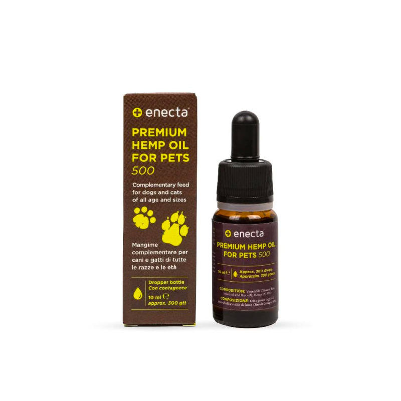 PREMIUM HEMP OIL for pets 500 – Aceite de Cáñamo para mascotas 500 mg, 10 ml