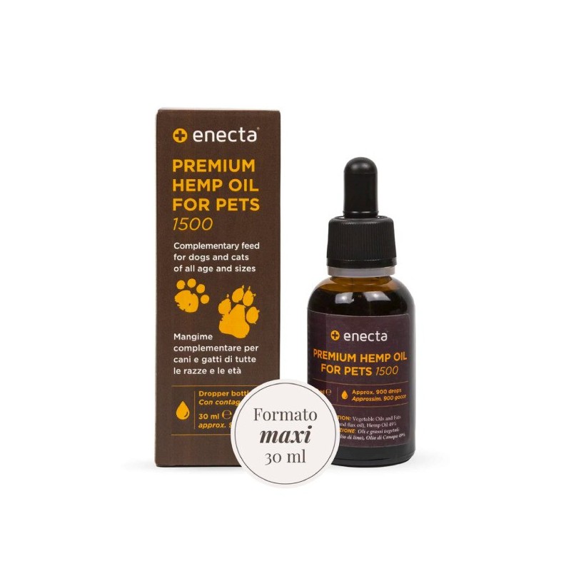 PREMIUM HEMP OIL FOR PETS 1500 – Aceite de Cáñamo para mascotas 1500 mg (30 ml)